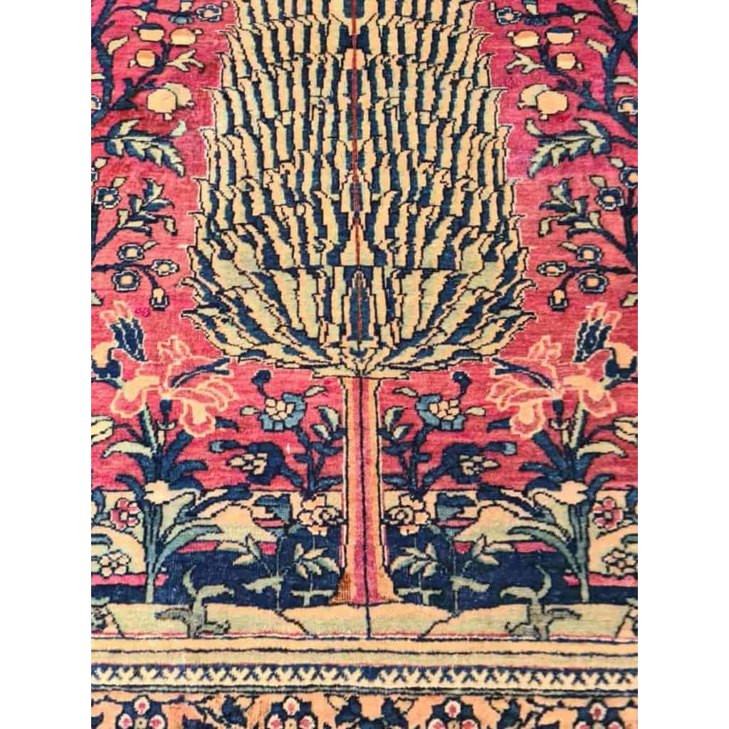Tapis Kashan Mortachem En Laine Kork Fin 19ème Siècle | Biron Tapis Kashan Mortachem En Laine Kork Fin 19ème Siècle