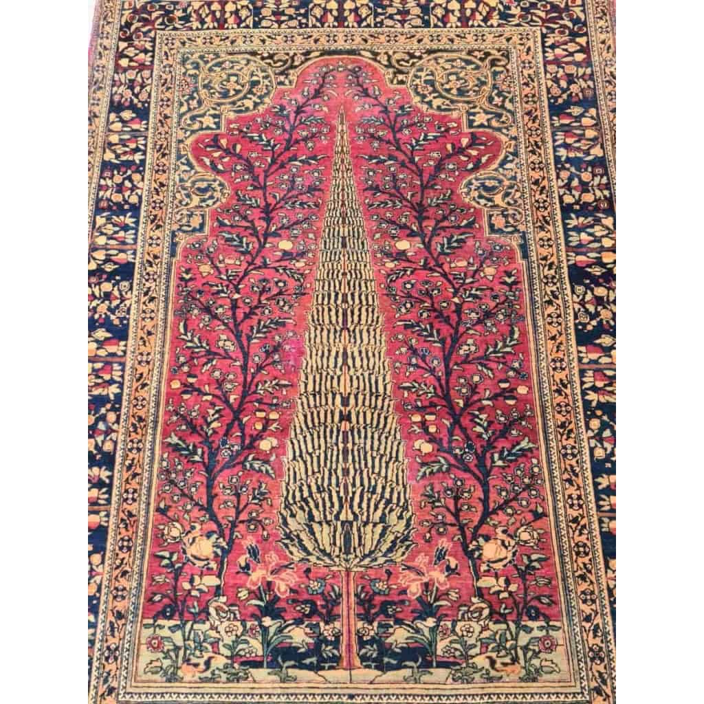 Tapis Kashan Mortachem En Laine Kork Fin 19ème Siècle | Biron Tapis Kashan Mortachem En Laine Kork Fin 19ème Siècle