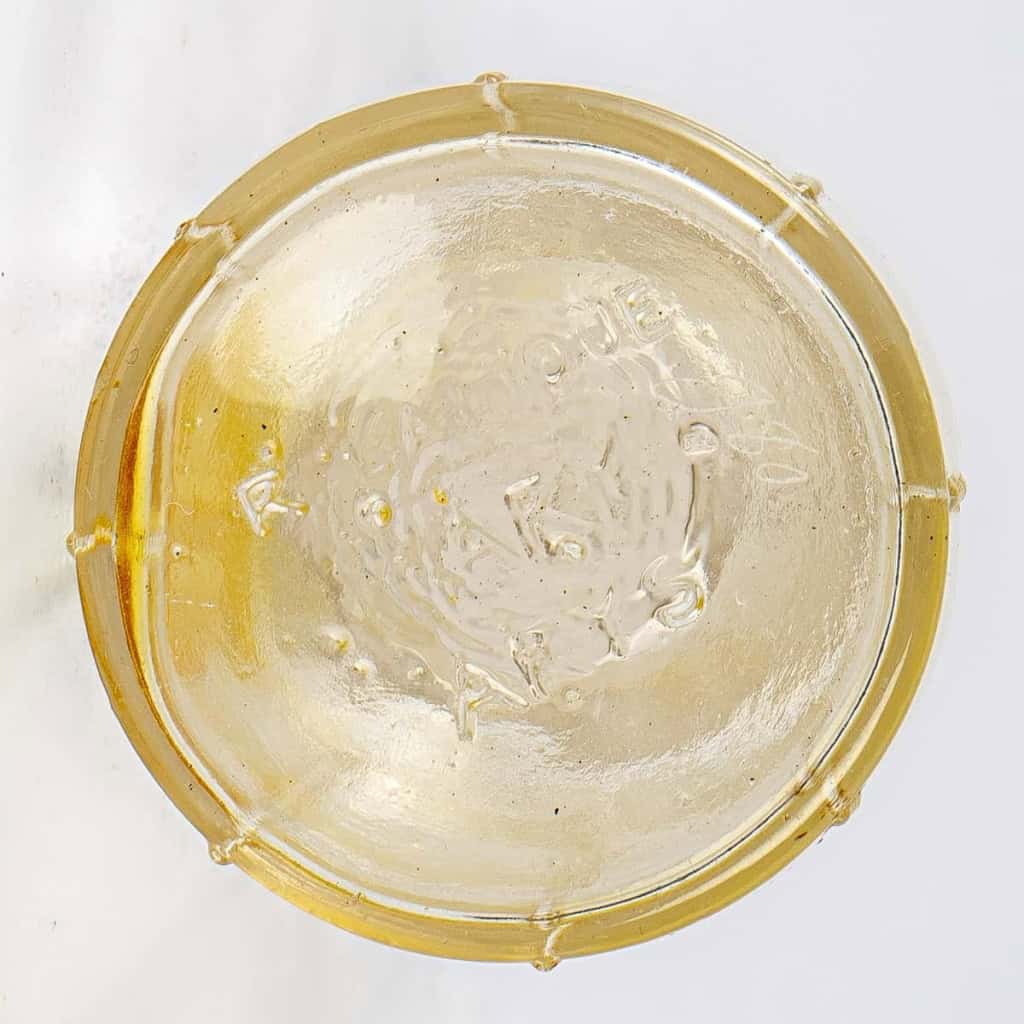 Flacon « Fox Trot » verre blanc de René LALIQUE pour ARYS | Biron Flacon "Fox Trot" verre blanc de René LALIQUE pour ARYS
