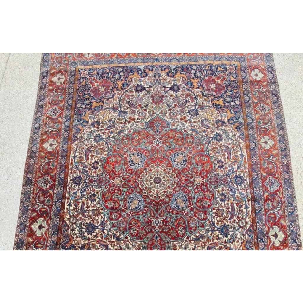 Important Et Fin Tapis Ispahan Chahreza Laine Et Trame Soie – Iran Vers 1920 | Biron Important Et Fin Tapis Ispahan Chahreza Laine Et Trame Soie - Iran Vers 1920