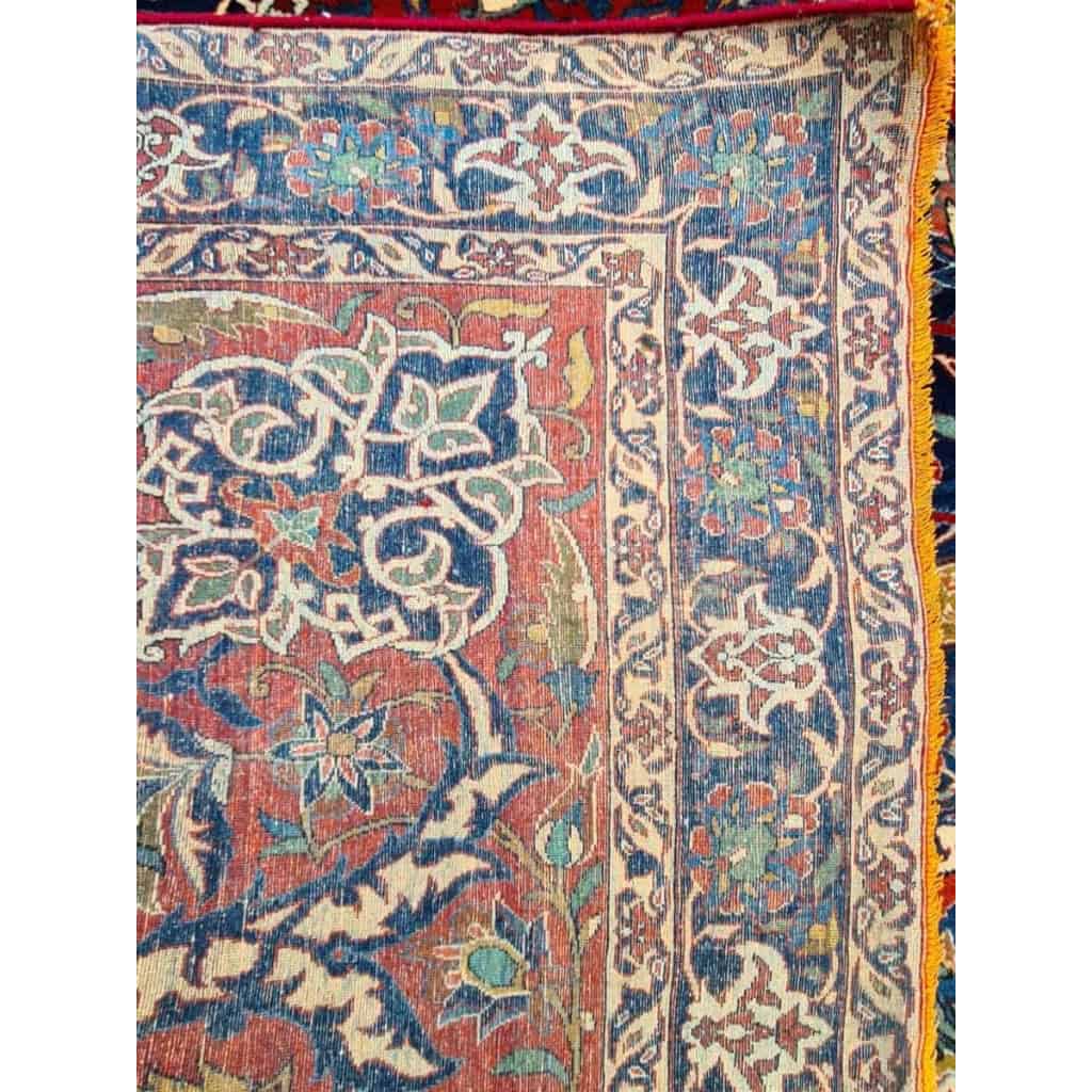 Important Et Fin Tapis Ispahan Chahreza Laine Et Trame Soie – Iran Vers 1920 | Biron Important Et Fin Tapis Ispahan Chahreza Laine Et Trame Soie - Iran Vers 1920