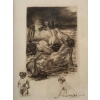 Suite de 5 gravures par Lobel Riche | Biron ||||||