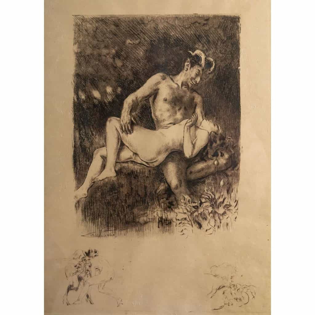 Suite de 5 gravures par Lobel Riche | Biron Suite de 5 gravures par Lobel Riche