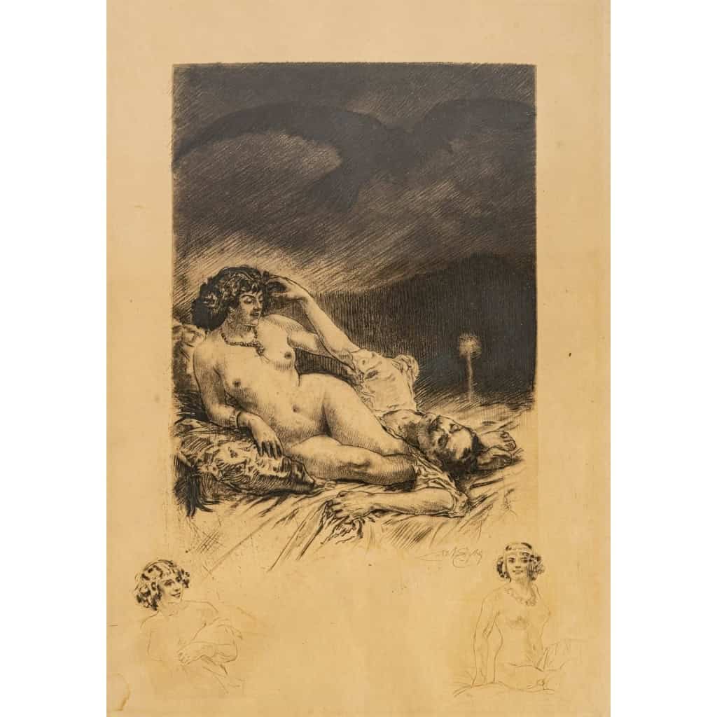 Suite de 5 gravures par Lobel Riche | Biron Suite de 5 gravures par Lobel Riche