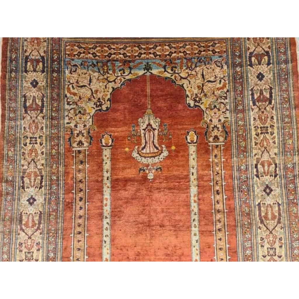 Tapis Tabriz Soie – Haji Jalili – Iran Vers 1870 | Biron Tapis Tabriz Soie - Haji Jalili - Iran Vers 1870