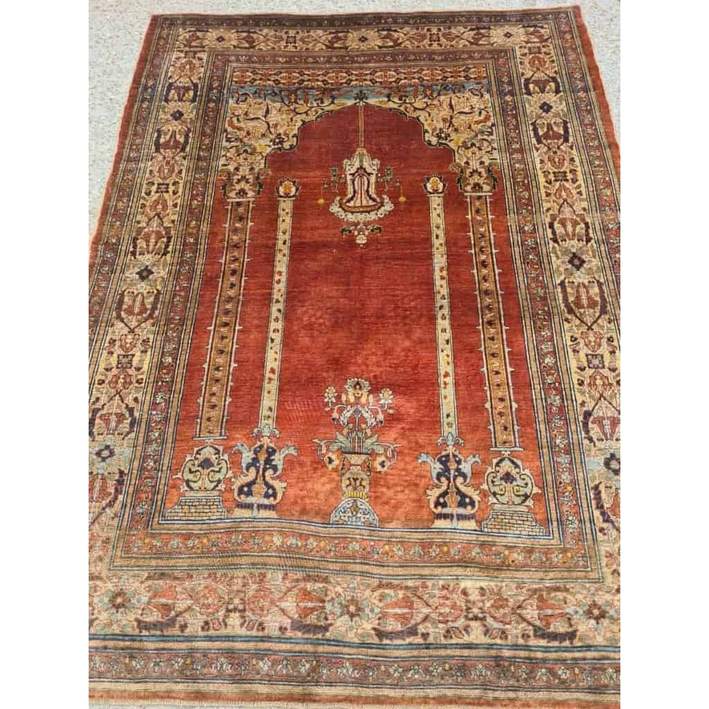 Tapis Tabriz Soie – Haji Jalili – Iran Vers 1870 | Biron Tapis Tabriz Soie - Haji Jalili - Iran Vers 1870