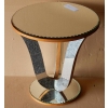 1950′ Guéridon Miroir Tripode Art Déco Diamètre 50 | Biron ||||||