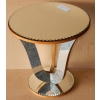 1950′ Guéridon Miroir Tripode Art Déco Diamètre 50 | Biron 1950′ Guéridon Miroir Tripode Art Déco Diamètre 50