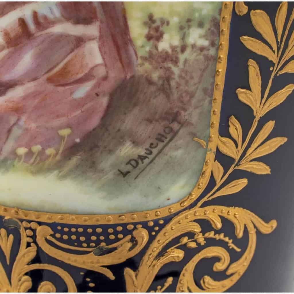 Une lampe en porcelaine fin XIXème siècle | Biron Une lampe en porcelaine fin XIXème siècle