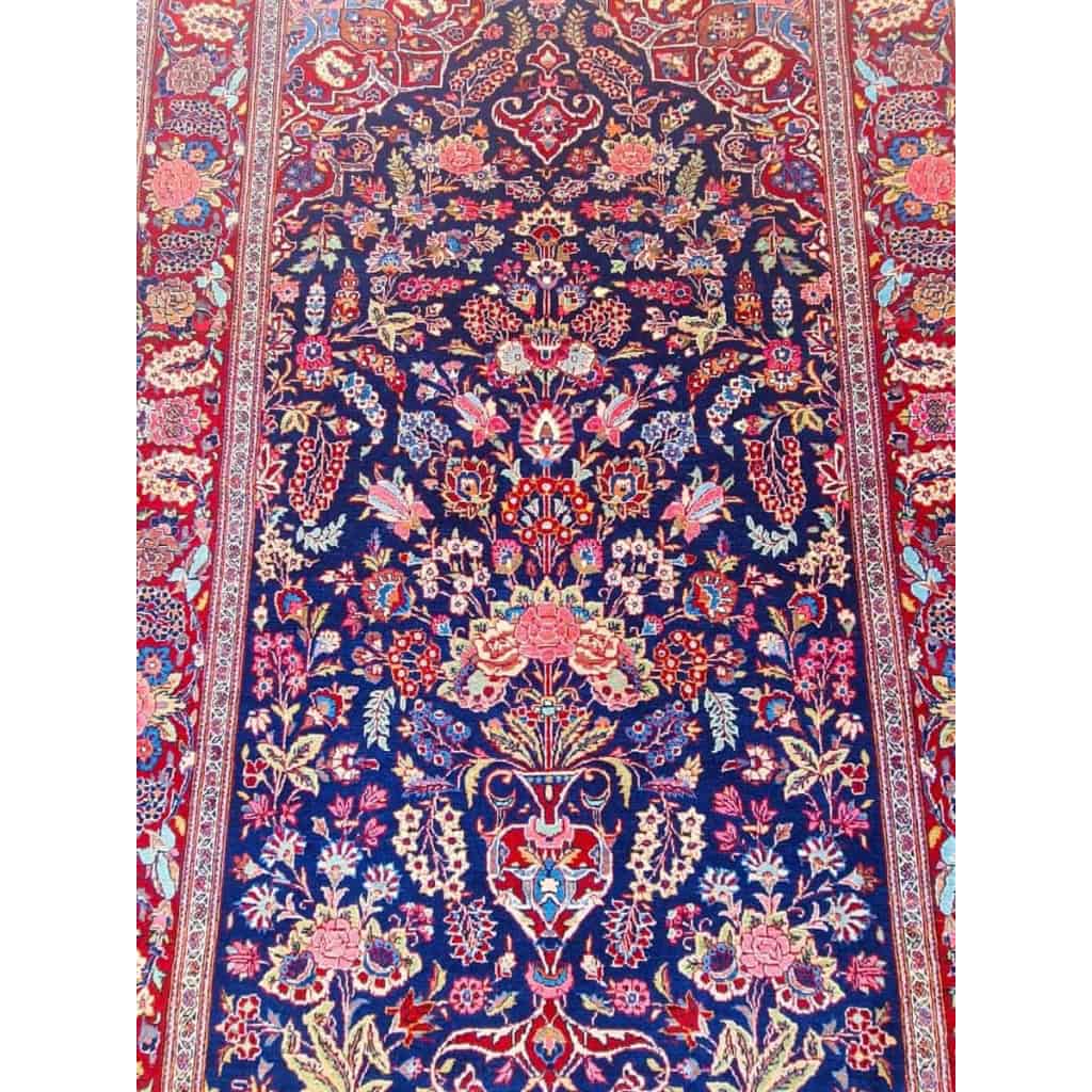 Tapis Kashan En Laine Kork Qualité Extra Fin – Iran Vers 1930 | Biron Tapis Kashan En Laine Kork Qualité Extra Fin - Iran Vers 1930