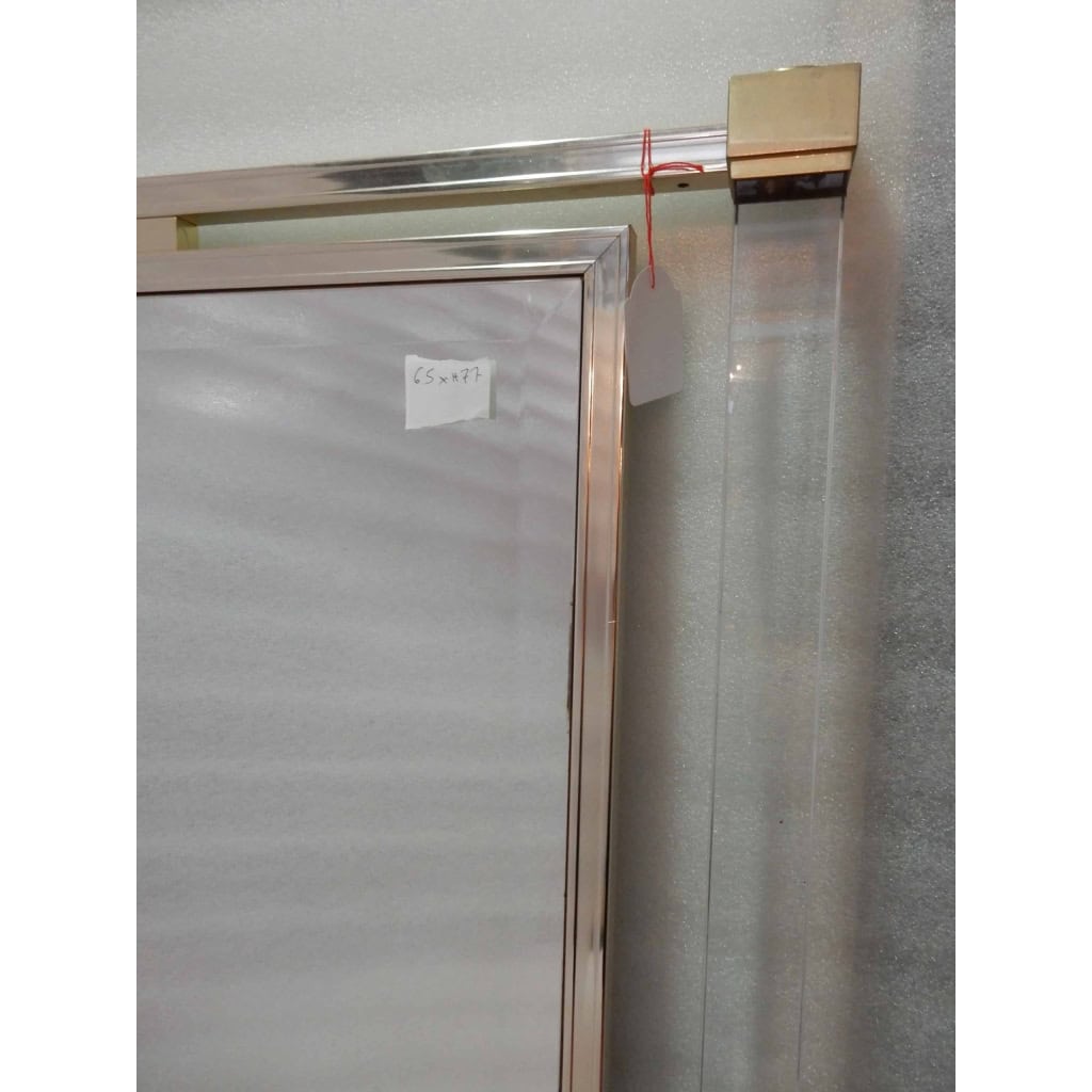1970′ Miroir Signé Pierre Vandel Altuglas et Métal Doré 65 x 77 cm | Biron 1970′ Miroir Signé Pierre Vandel Altuglas et Métal Doré 65 x 77 cm