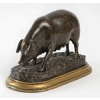Truie en bronze de Jules Moigniez, XIXème siècle | Biron Truie en bronze de Jules Moigniez, XIXème siècle