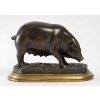 Truie en bronze de Jules Moigniez, XIXème siècle | Biron Truie en bronze de Jules Moigniez, XIXème siècle