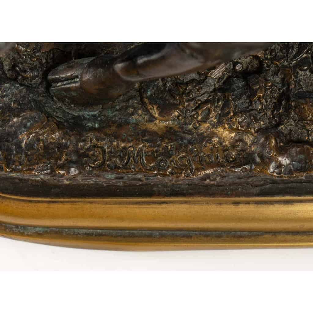 Truie en bronze de Jules Moigniez, XIXème siècle | Biron Truie en bronze de Jules Moigniez, XIXème siècle