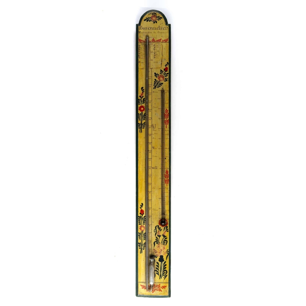 Baromètre-thermomètre d’époque Louis XVI (1774 – 1793). | Biron |||||