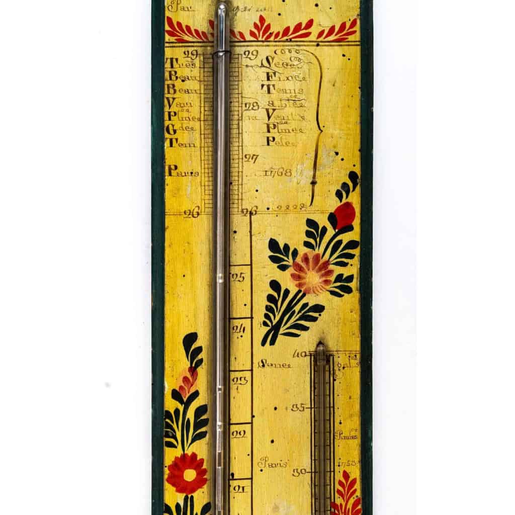 Baromètre-thermomètre d’époque Louis XVI (1774 – 1793). | Biron Baromètre-thermomètre d'époque Louis XVI (1774 - 1793).