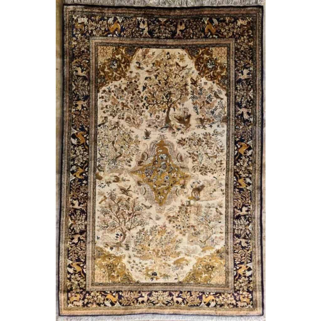 Tapis Ghoum En Soie Iran Vers 1950 | Biron ||||||||