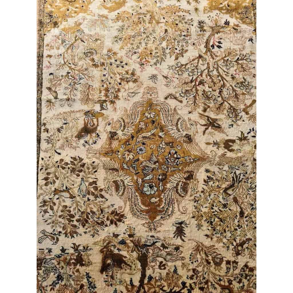 Tapis Ghoum En Soie Iran Vers 1950 | Biron Tapis Ghoum En Soie Iran Vers 1950