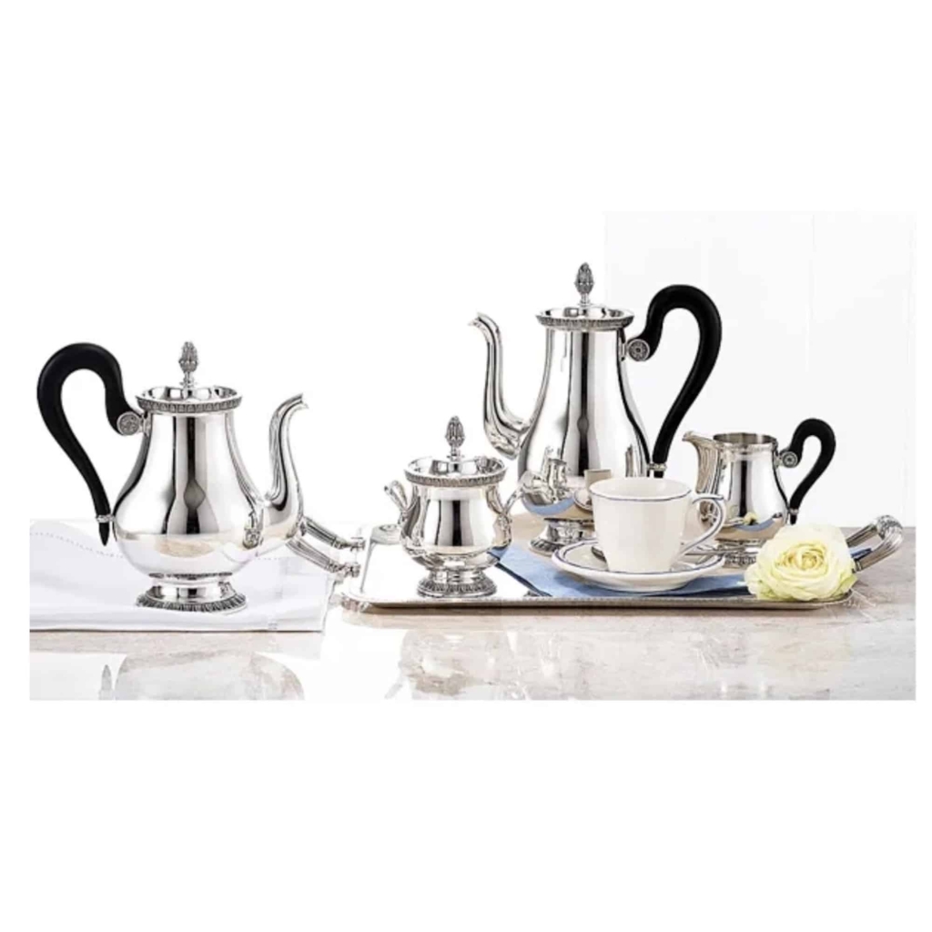 Christofle : »Malmaison » Service Thé Café et plateau | Biron ||