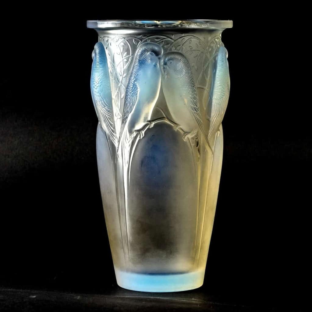 Vase « Ceylan » verre opalescent de René LALIQUE | Biron |||||||
