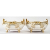Ensemble de 3 jardinières en porcelaine de Paris | Biron Ensemble de 3 jardinières en porcelaine de Paris