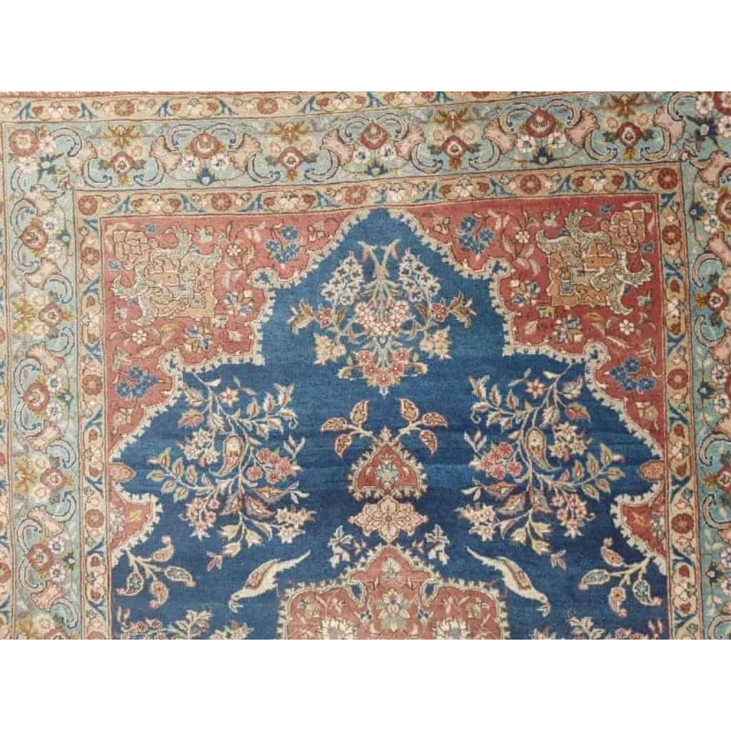 Tapis Ghoum Laine Kork – Epoque Du Shah – Iran 20ème | Biron Tapis Ghoum Laine Kork - Epoque Du Shah - Iran 20ème
