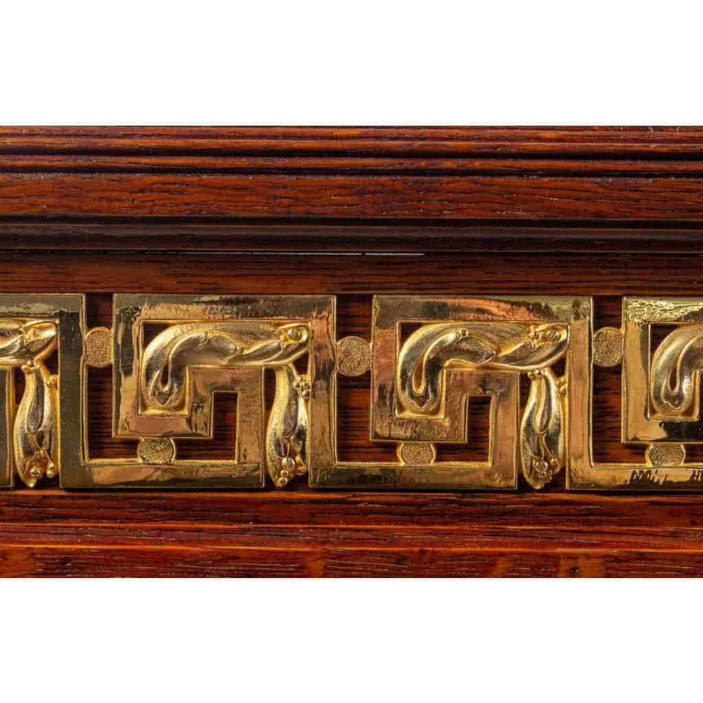 Une paire de tables avec dessus marbre fin XIXème siècle | Biron Une paire de tables avec dessus marbre fin XIXème siècle