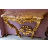 Console En Bois Doré D’époque Louis XV | Biron Console En Bois Doré D'époque Louis XV