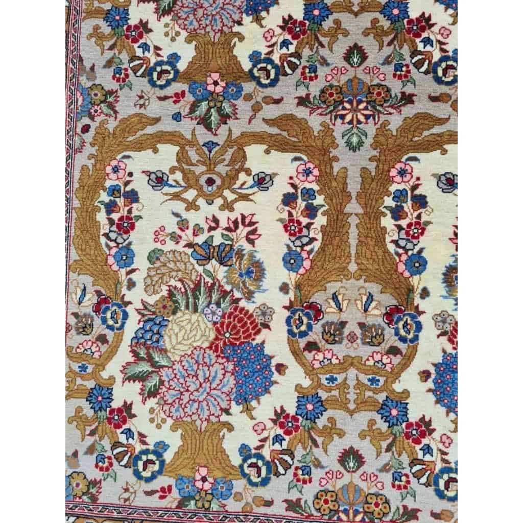 Tapis Ghoum Palhavi En Laine Kork Iran vers 1950 20ème | Biron Tapis Ghoum Palhavi En Laine Kork Iran vers 1950 20ème