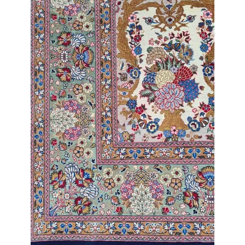Tapis Ghoum Palhavi En Laine Kork Iran vers 1950 20ème | Biron Tapis Ghoum Palhavi En Laine Kork Iran vers 1950 20ème