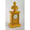 Pendule d’époque Restauration (1815 – 1830) ornée d’un buste d’Henri IV. | Biron Pendule d'époque Restauration (1815 - 1830) ornée d'un buste d'Henri IV.