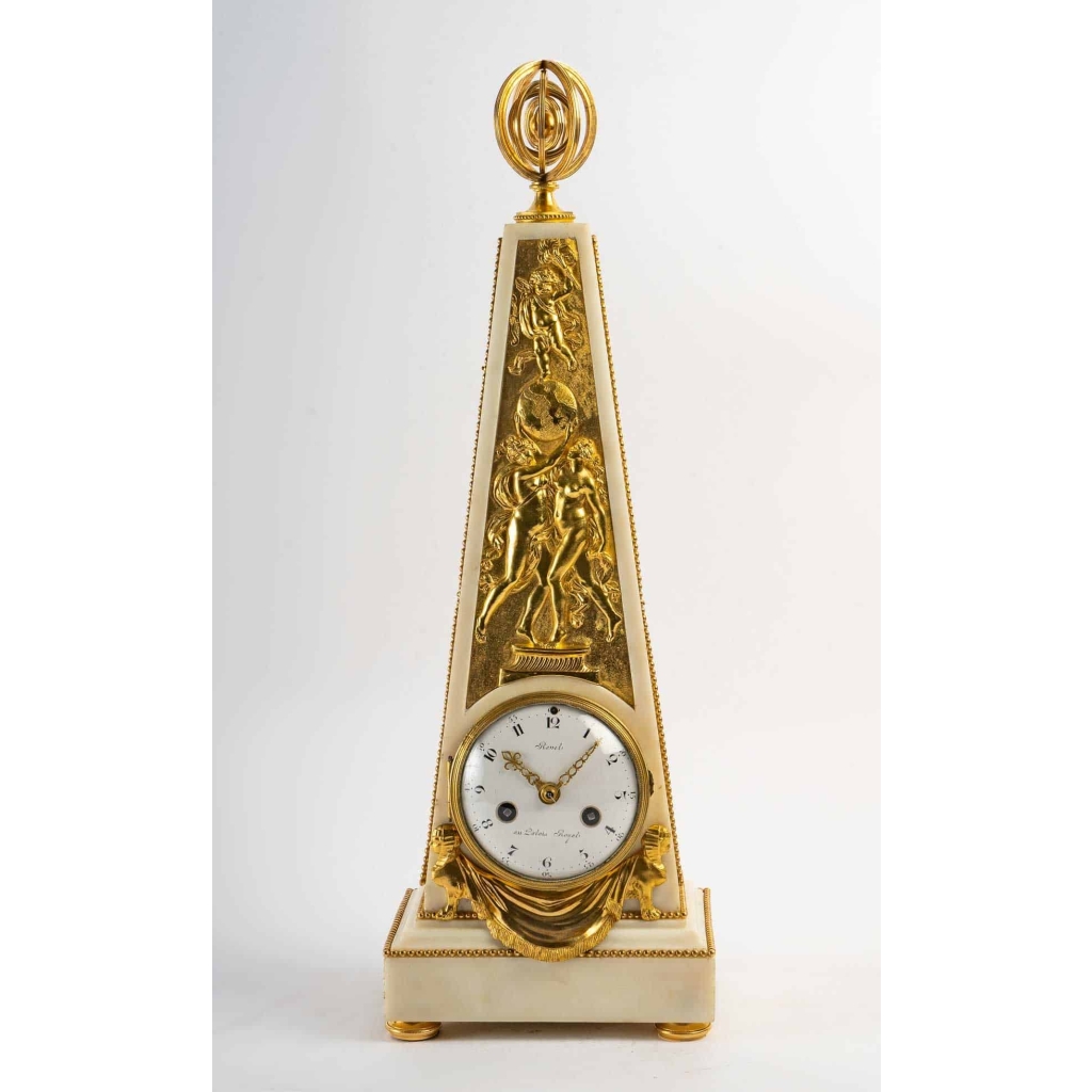 Pendule obélisque d’époque Louis XVI (1774 – 1793). | Biron |||||||||||