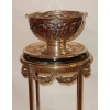 1900′ Rafraichissoir ou Seau à Champagne Monumental Metal Argenté à Décor de Fruits 8