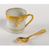 Service diplomate Haviland, Blanc et or, dorures et en aplat et relief