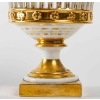 3 coupes en porcelaine de Paris, blanche et or, Époque Empire | Biron 3 coupes en porcelaine de Paris, blanche et or, Époque Empire