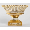 3 coupes en porcelaine de Paris, blanche et or, Époque Empire | Biron 3 coupes en porcelaine de Paris, blanche et or, Époque Empire