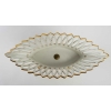 3 coupes en porcelaine de Paris, blanche et or, Époque Empire | Biron 3 coupes en porcelaine de Paris, blanche et or, Époque Empire