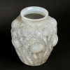 Vase "Domrémy" verre opalescent double-couche patiné gris de René LALIQUE