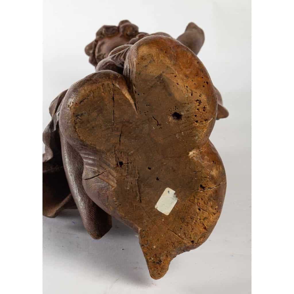 Sculpture Ancienne en Bois Sculptée, XIXème Siècle. | Biron Sculpture Ancienne en Bois Sculptée, XIXème Siècle.