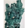 Important Groupe En Malachite Sculpté Représentant La Déesse Du Printemps | Biron |||||||||