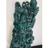 Important Groupe En Malachite Sculpté Représentant La Déesse Du Printemps | Biron Important Groupe En Malachite Sculpté Représentant La Déesse Du Printemps
