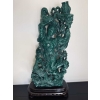 Important Groupe En Malachite Sculpté Représentant La Déesse Du Printemps | Biron Important Groupe En Malachite Sculpté Représentant La Déesse Du Printemps