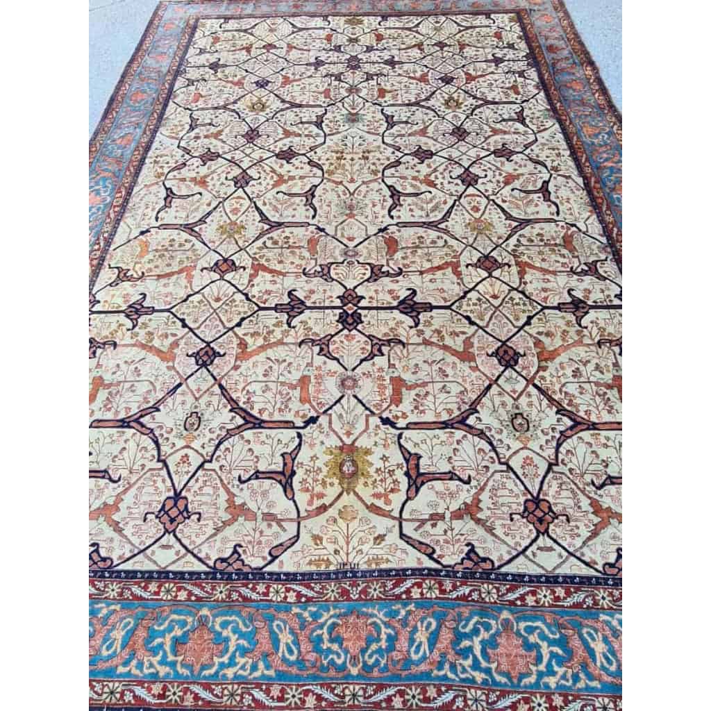 Rare Et Fin Tapis Téhéran En Soie – Iran Daté 1892 | Biron Rare Et Fin Tapis Téhéran En Soie - Iran Daté 1892