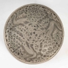 Vase « Isabelle » verre blanc patiné gris de René LALIQUE | Biron Vase "Isabelle" verre blanc patiné gris de René LALIQUE