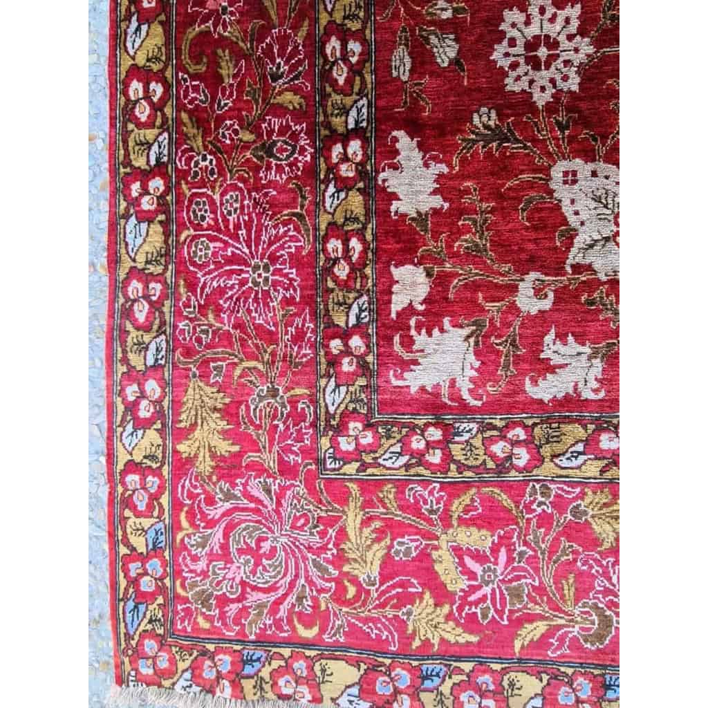 Tapis – Téhéran Soie Iran époque Du Shah vers 1930 | Biron Tapis - Téhéran Soie Iran époque Du Shah vers 1930