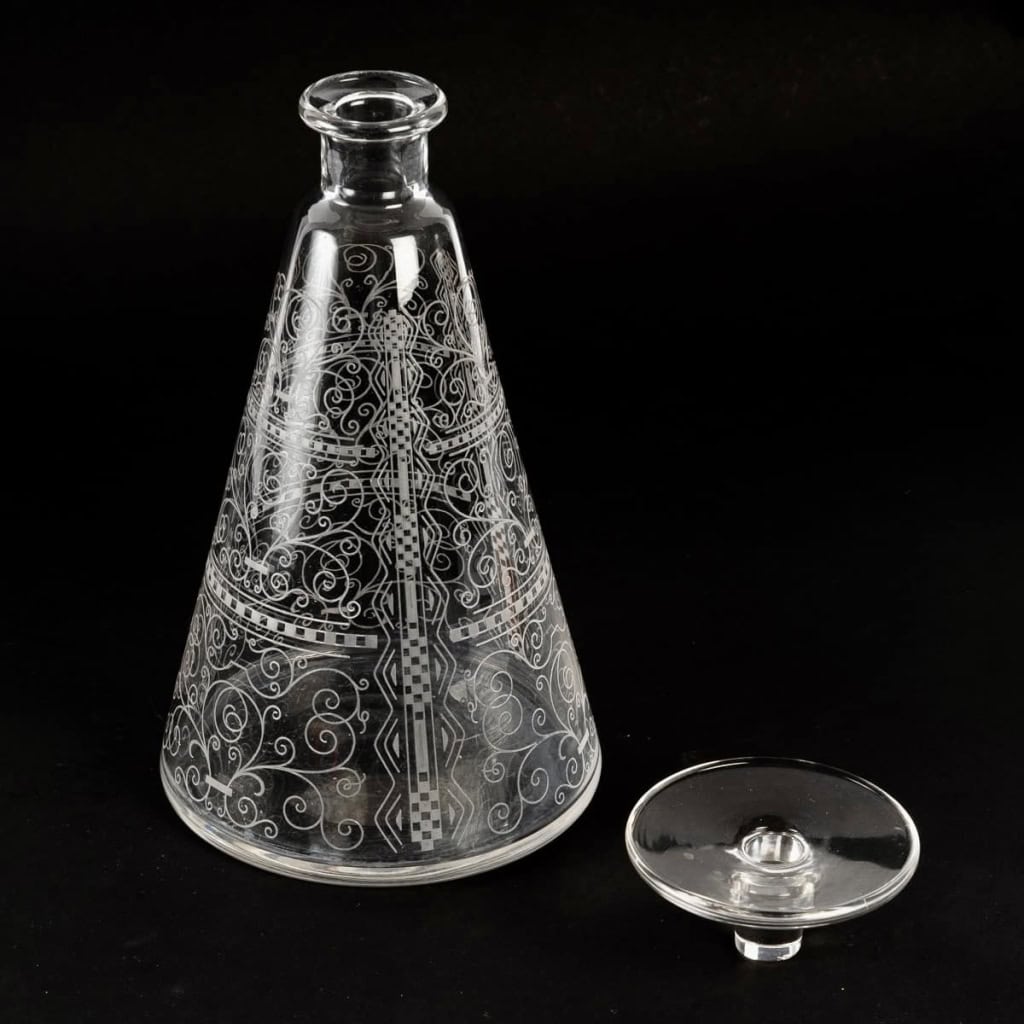 Carafe Lido cristal gravé de BACCARAT | Biron Carafe Lido cristal gravé de BACCARAT