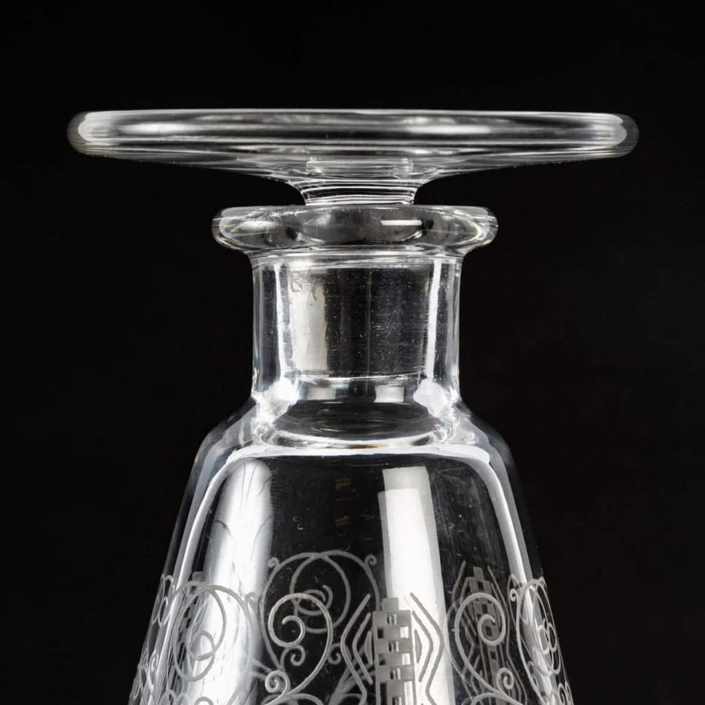 Carafe Lido cristal gravé de BACCARAT | Biron Carafe Lido cristal gravé de BACCARAT