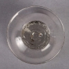 Service « Saint Nabor » verre blanc émaillé noir d’origine (7 verres + 1 carafe) de René LALIQUE | Biron Service "Saint Nabor" verre blanc émaillé noir d'origine (7 verres + 1 carafe) de René LALIQUE