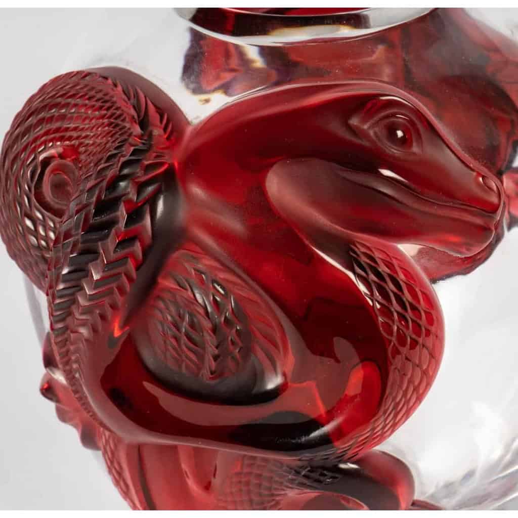 Lalique, Vase Aux Deux Dragons.