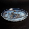 Coupe Plat "Dauphins" verre opalescent de René LALIQUE